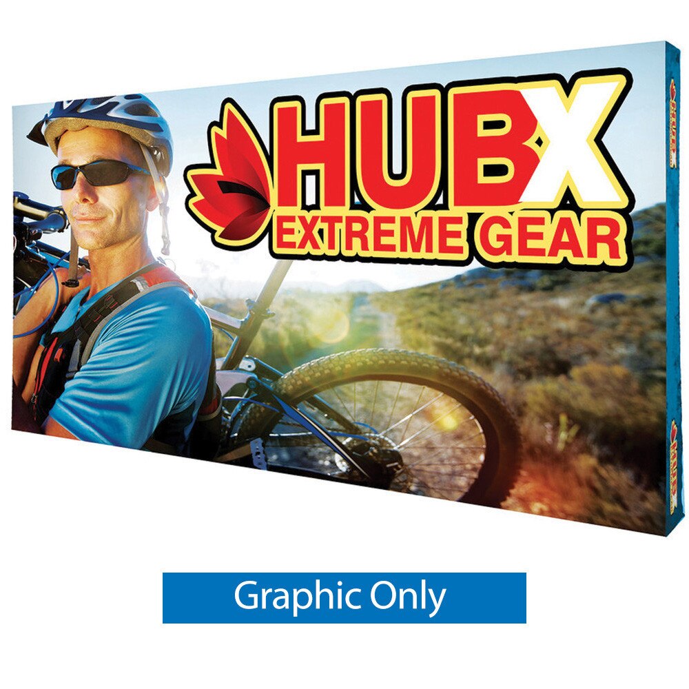 15 x 7.5 ft. RPL Fabric Pop Up Display Straight With Endcaps (Graphic Package) — Graphic Only / With Endcaps